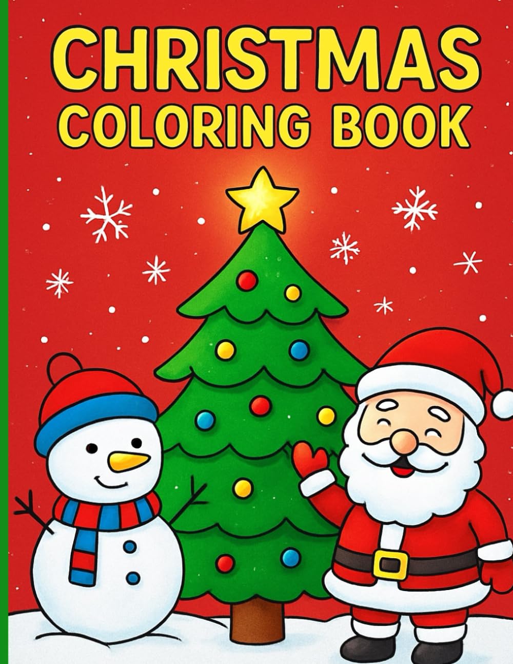 Christmas Tree Coloring Book for Kids: Fun & Simple Holiday Coloring Pages