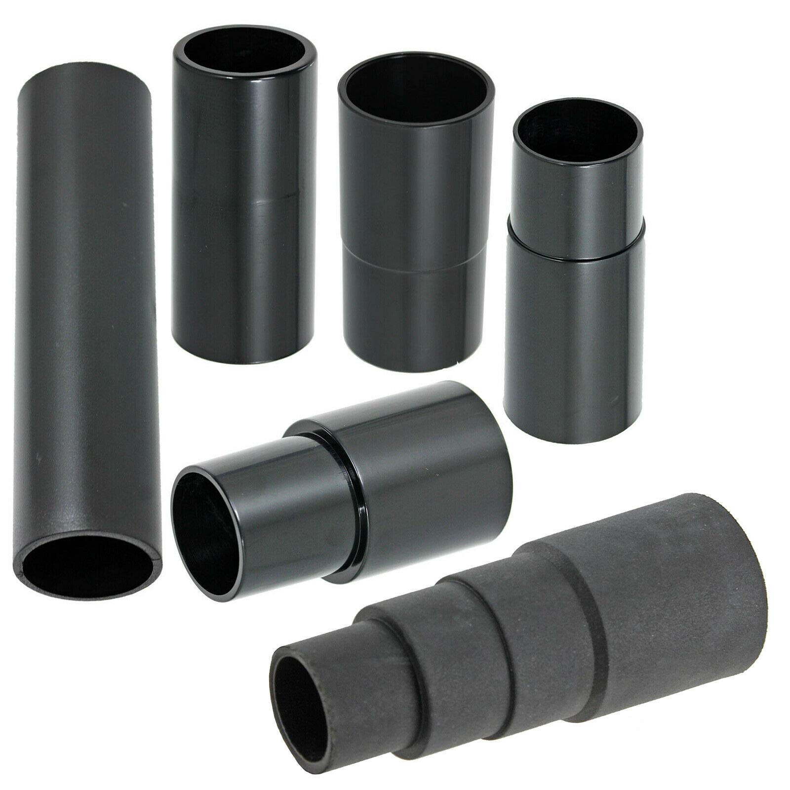 SPARES2GO Dust Extractor Adaptor Sander Power Tool Port Adapter Compatible with Milwaukee (Pack of 6, 26 30 32 35 38 mm)