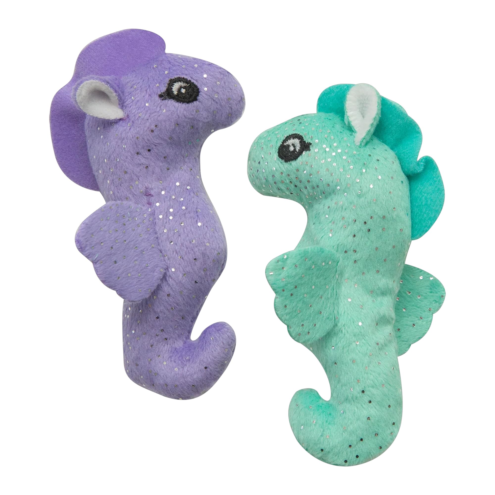 Amazon.com: Snugarooz Kitty Seahorse Cat Toys 2 Pack with