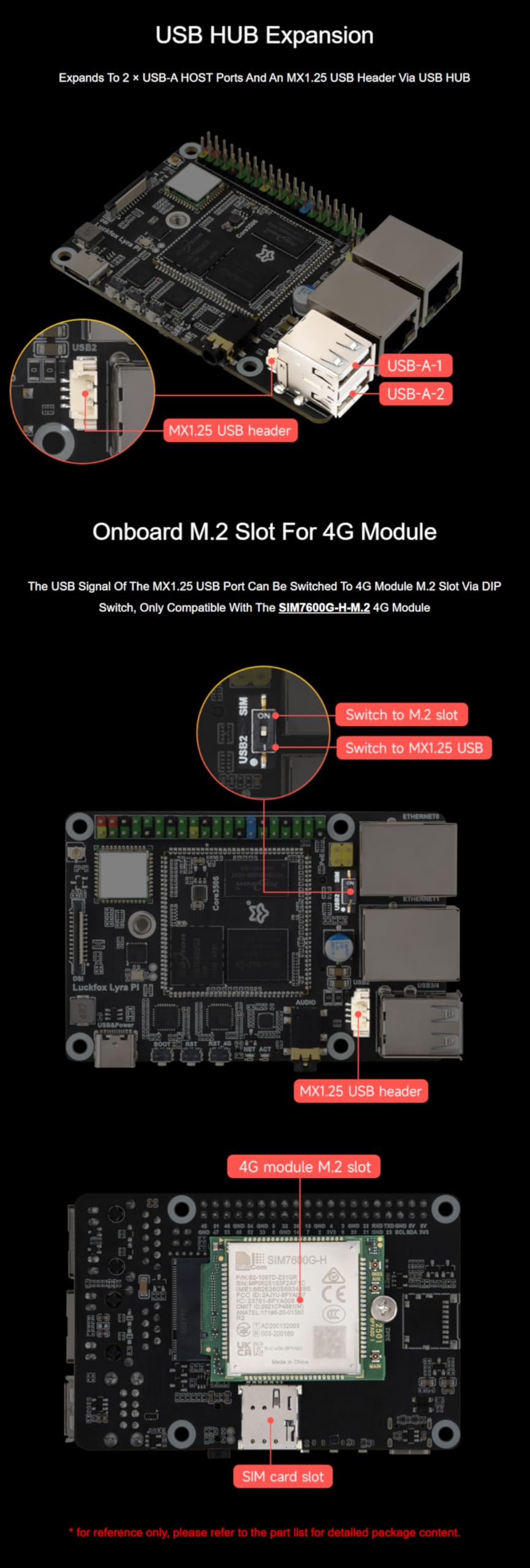 TUOPUONE Lyra Pi Linux Micro carte de développement basée sur la carte mère Core3506 intègre des processeurs triple cœur ARM Cortex-A7 et ARM Cortex-M0 intégrés à un emplacement pour carte TF avec