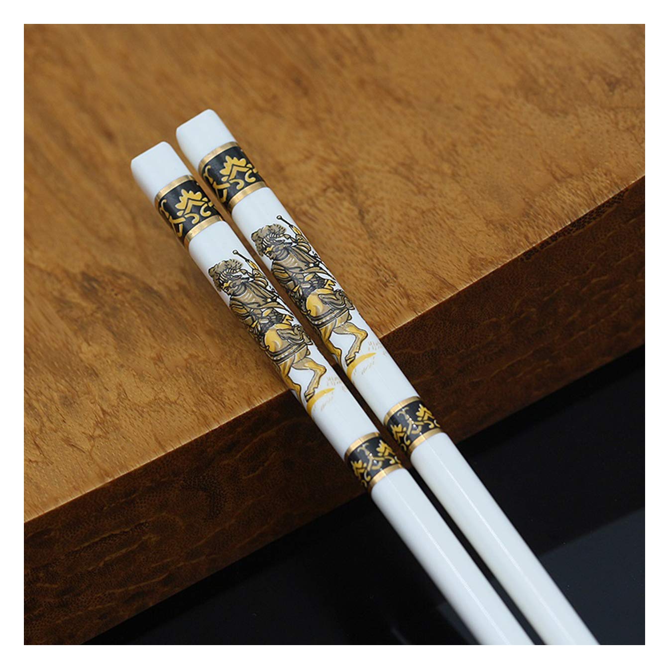 Bacchette Cinesi in Porcellana, 10 Paia di Bacchette Giapponesi, Bacchette per Sushi, Bacchette Lunghe, Bacchette di Protezione Ambientale per Piatti asiatici riutilizzab