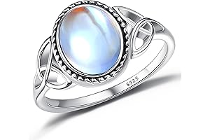 ADRAMATA Moonstone Ring: Radiance from the Celestial Sphere