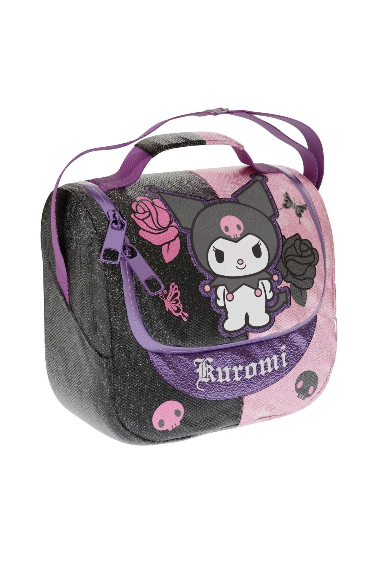 Wiggle Kuromi Temalı Lisanslı Premium 3'lü Okul Seti Sırt Çantası-Beslenme Çantası-Kalemlik