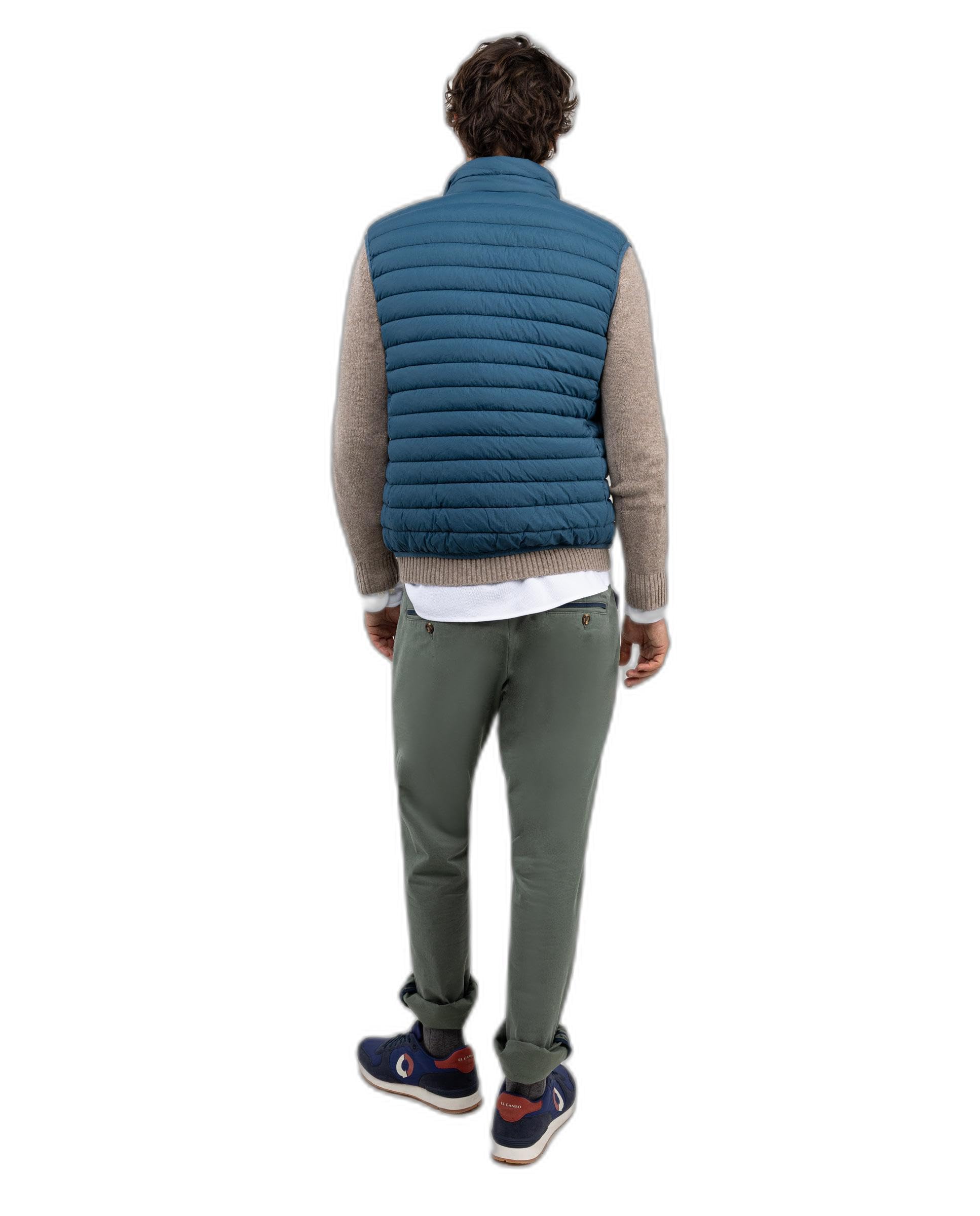 El Ganso Chaleco Acolchado Básico Azul