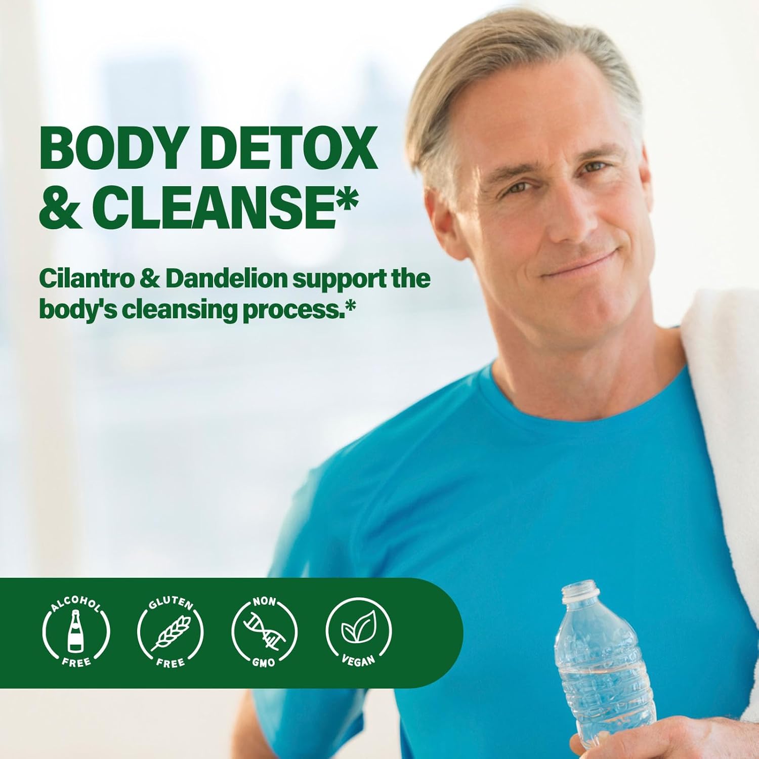 Cilantro Drops for Body Detox & Cleanse, Cilantro Tincture Natural Supplement Support Immune with Garlic Dandelion Spirulina Selenium Burdock Blend. 2oz - Image 2