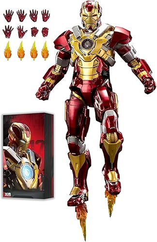 Figura de acción MK17Ironman de 7 pulgadas (escala 1/10) con muchos accesorios, exquisita pintura coleccionable