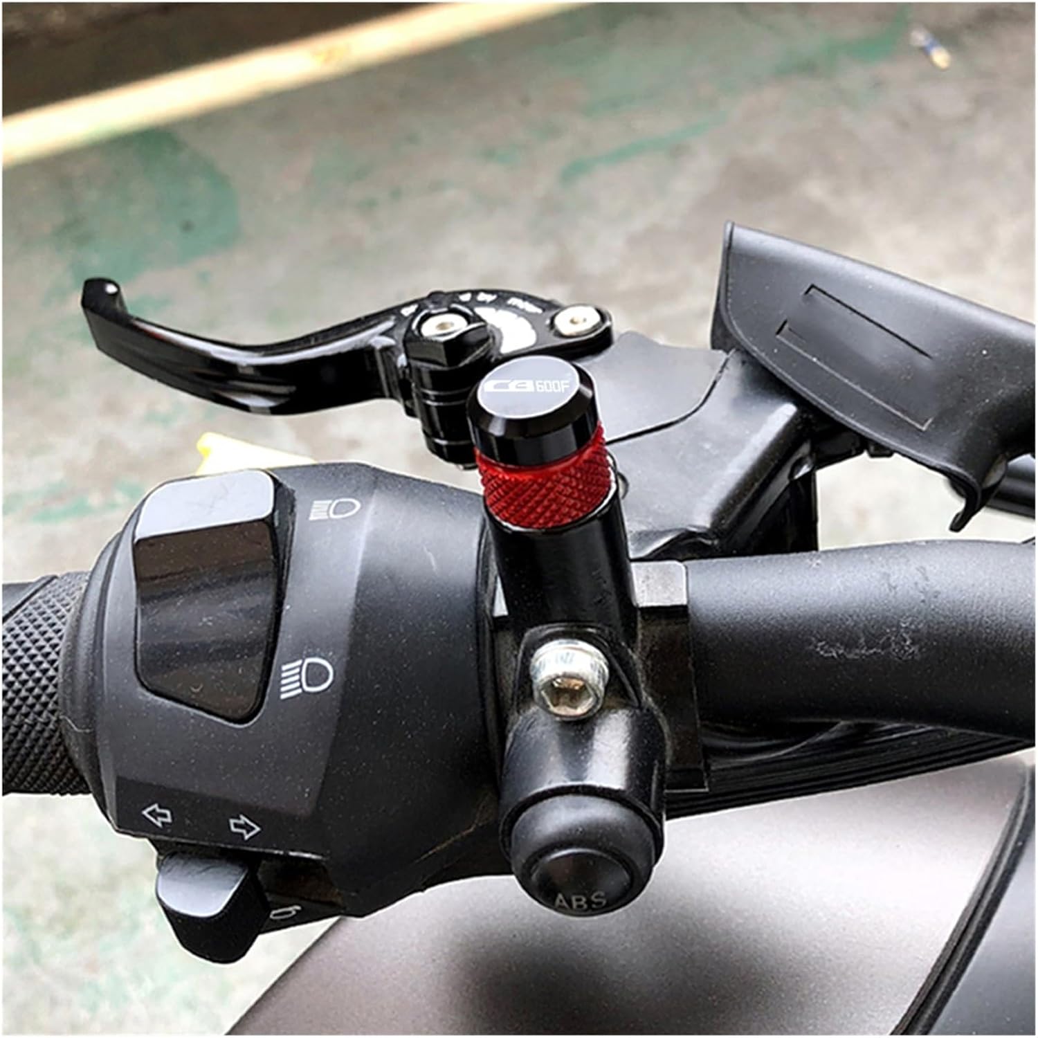 Mirror Hole Plug for H CB600F Hornet 1998-2006 2005 2004 2003 2002 2001 2000 1999 Moto Rearview Mirror Plug Hole Screw Cap Mirror Hole Cover(Gray)