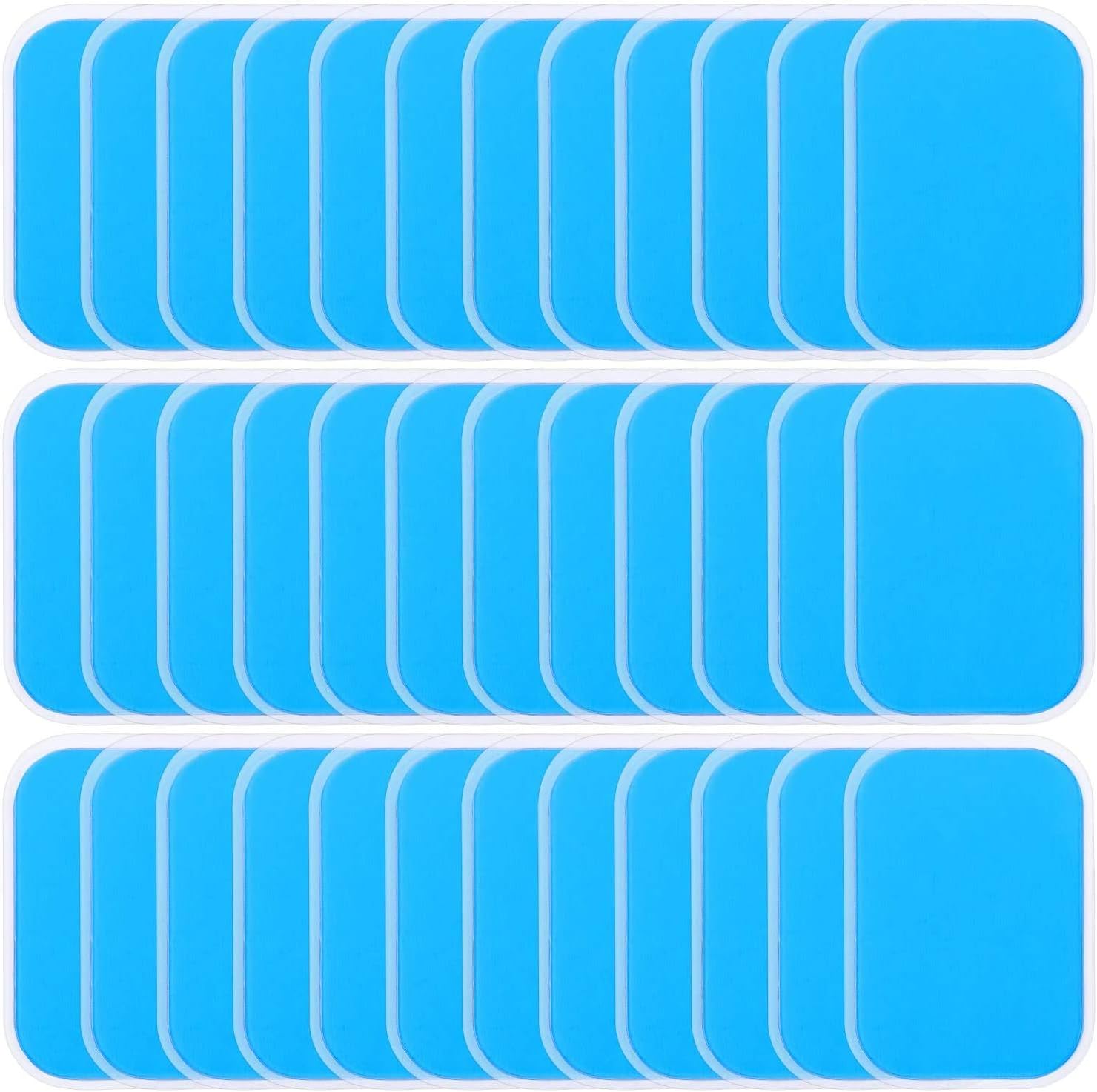 MixColours 36pcs Gel Pad for Hip Muscle Trainer Muscle Stimulator Buttocks Toner Pads Replacement Gel Sheet for Fitness Electric Stimulators, ABS Buttocks Trainer Pad Abdominal Muscle Toner Gel Pads