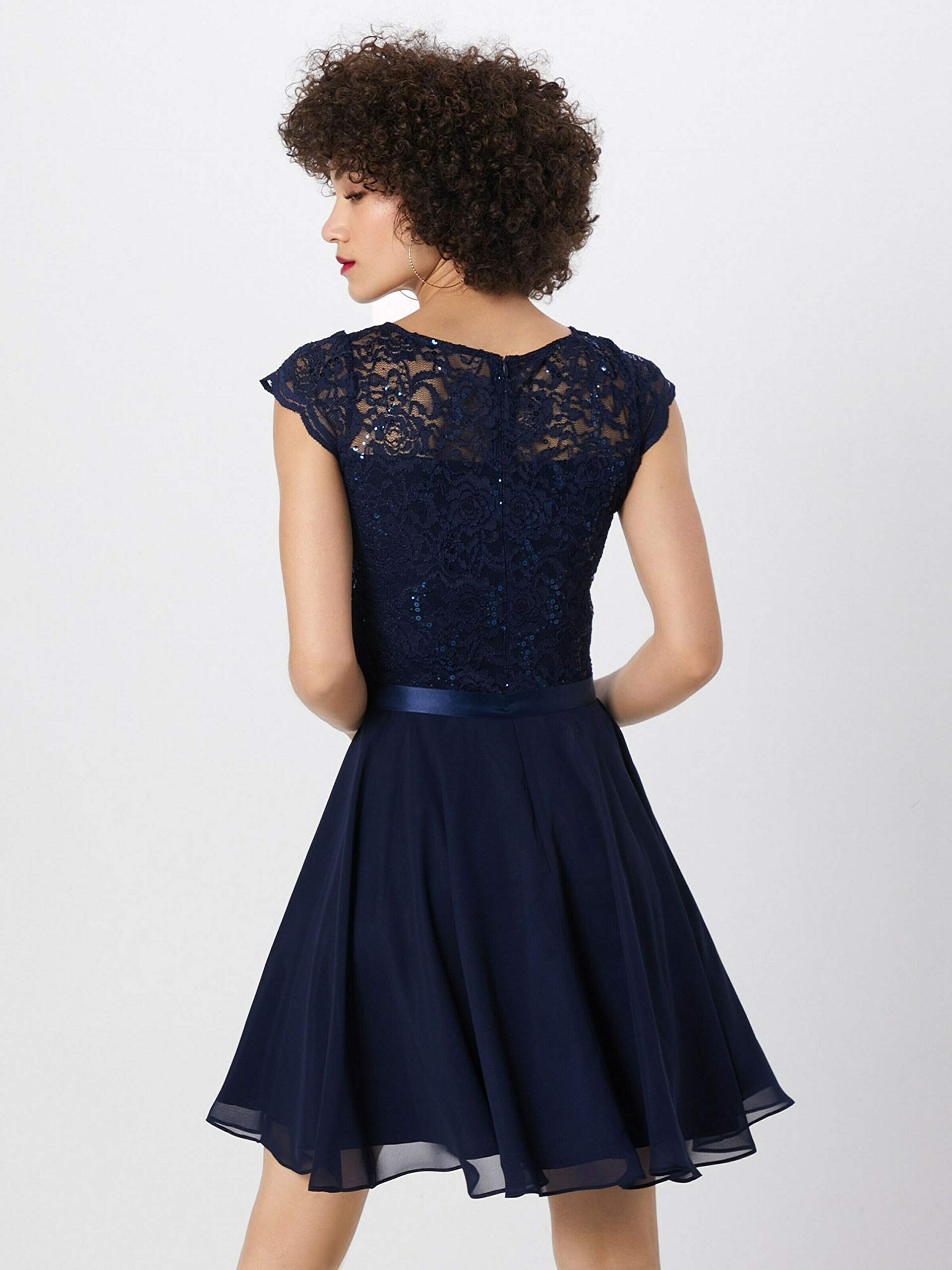 Swing Mila Kleid, Blau (marine 3030), Herstellergröße:42