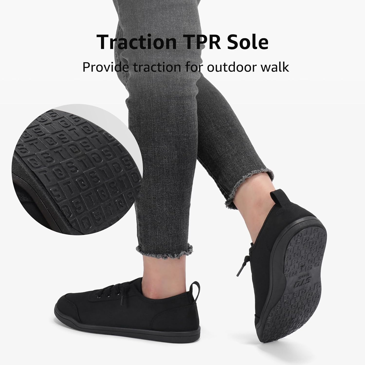 STQ Women Slip On Shoeswith Orthopedic Insole Low Top Classic Fashion Canvas Sneakers | Plantar Fasciitis Shoes - Image 8