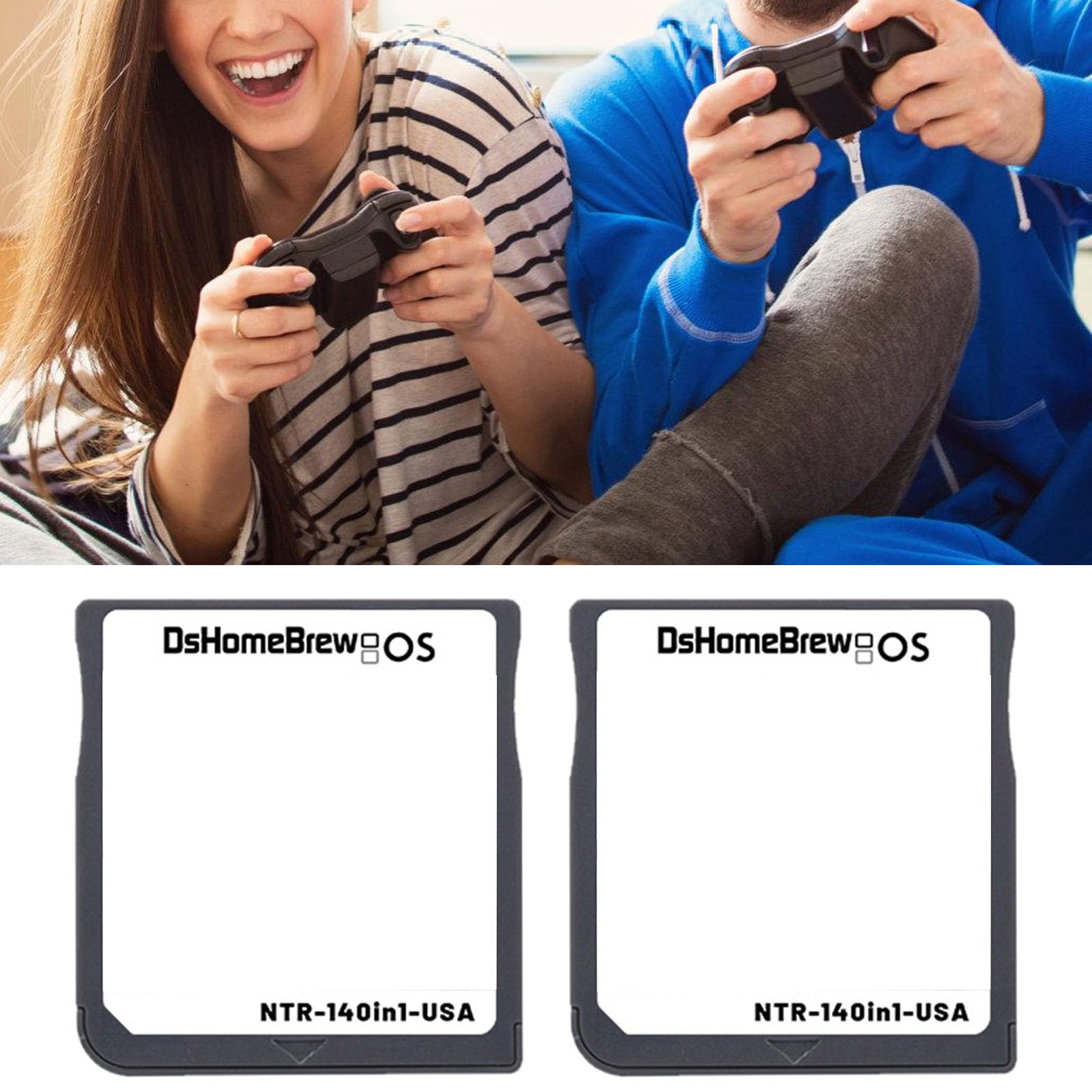 140 Compilazioni In1 per la carta della cartuccia di gioco del videogioco Lettore palmare Caricare velocemente la carta di gioco