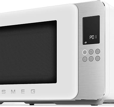 Smeg Retro Solo Izgaralı Mikrodalga Fırın Mat Beyaz