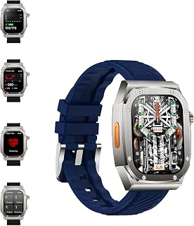 Smart Watch Z79 Max, Z79 Max Ultra Smart Watch, Bluetooth Fashion Smartwatch, Blood Glucose Monitoring Smartwatch, Fitness Watch, Calorie Step Counter, IP68 Waterproof (Color : Blue)