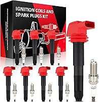 Vista 20 de Paquete de bobinas de bobina de encendido SCITOO compatible con Nissan Versa 1.8L 2007-2012 para Versa 1.6L 2009-2012 para FX50 5.0L 2009-2013 UF549