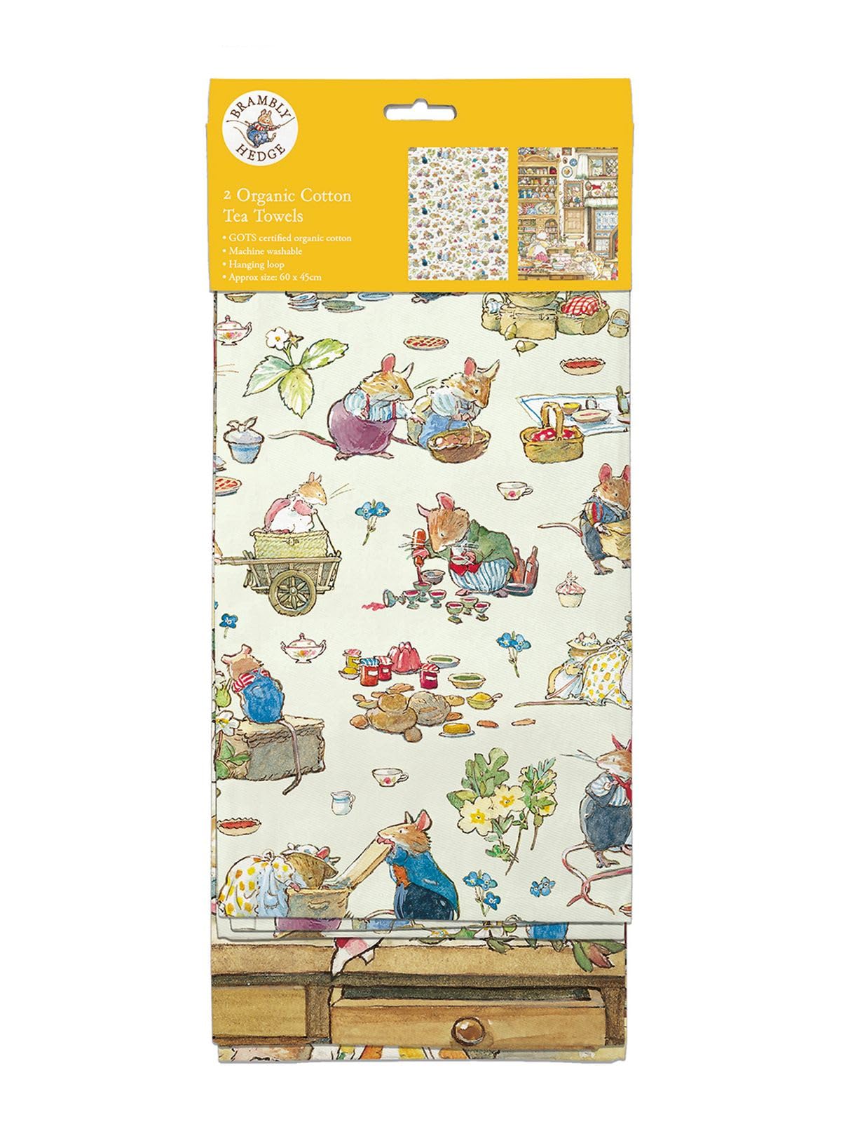 Museums & Galleries Brambly Hedge - 2 Organic Cotton Tea Towels