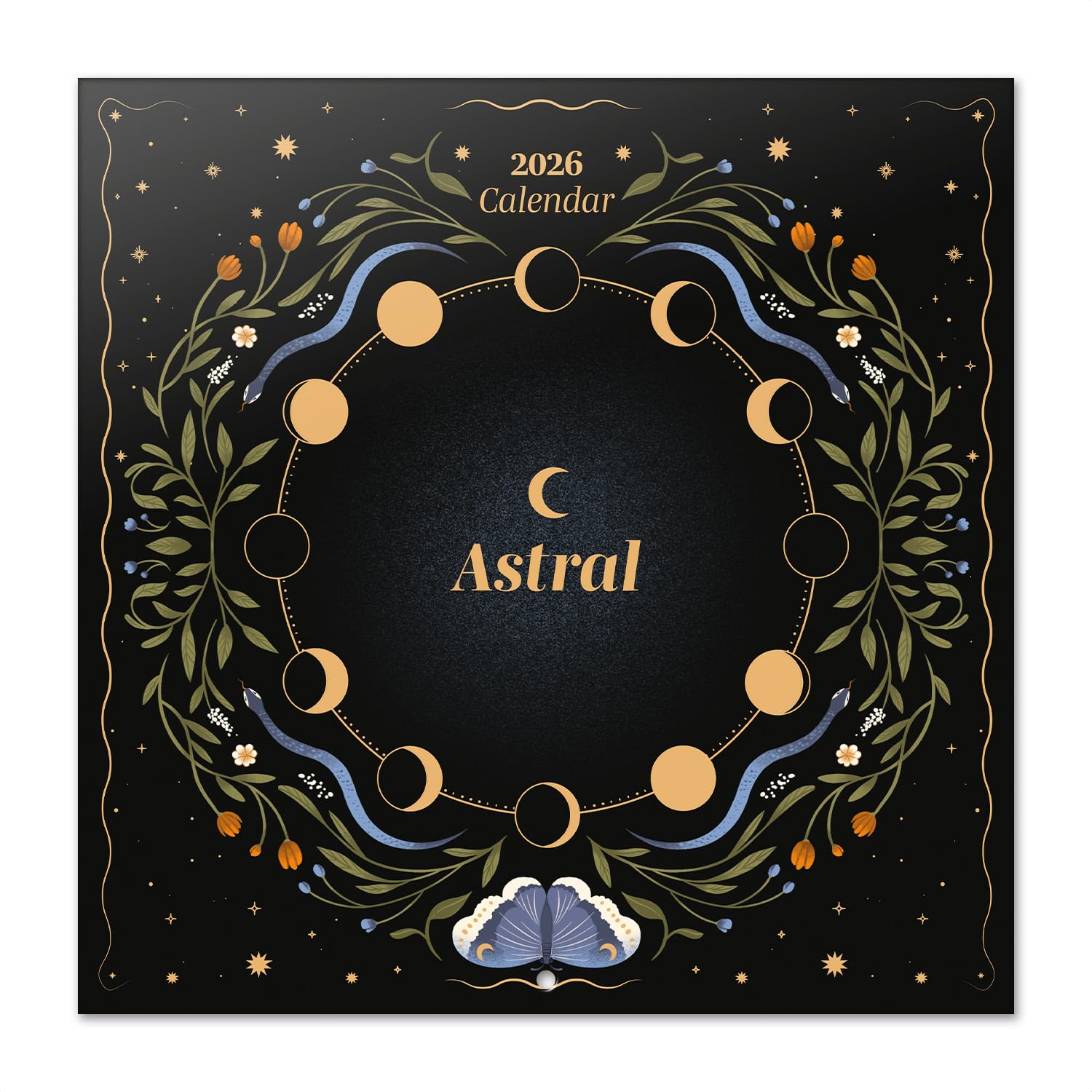 Atral Wall Calendar 2026 12" x 12" FSC® Plastic Free - Starts Week On Sunday | Family Planner Calendar 2026