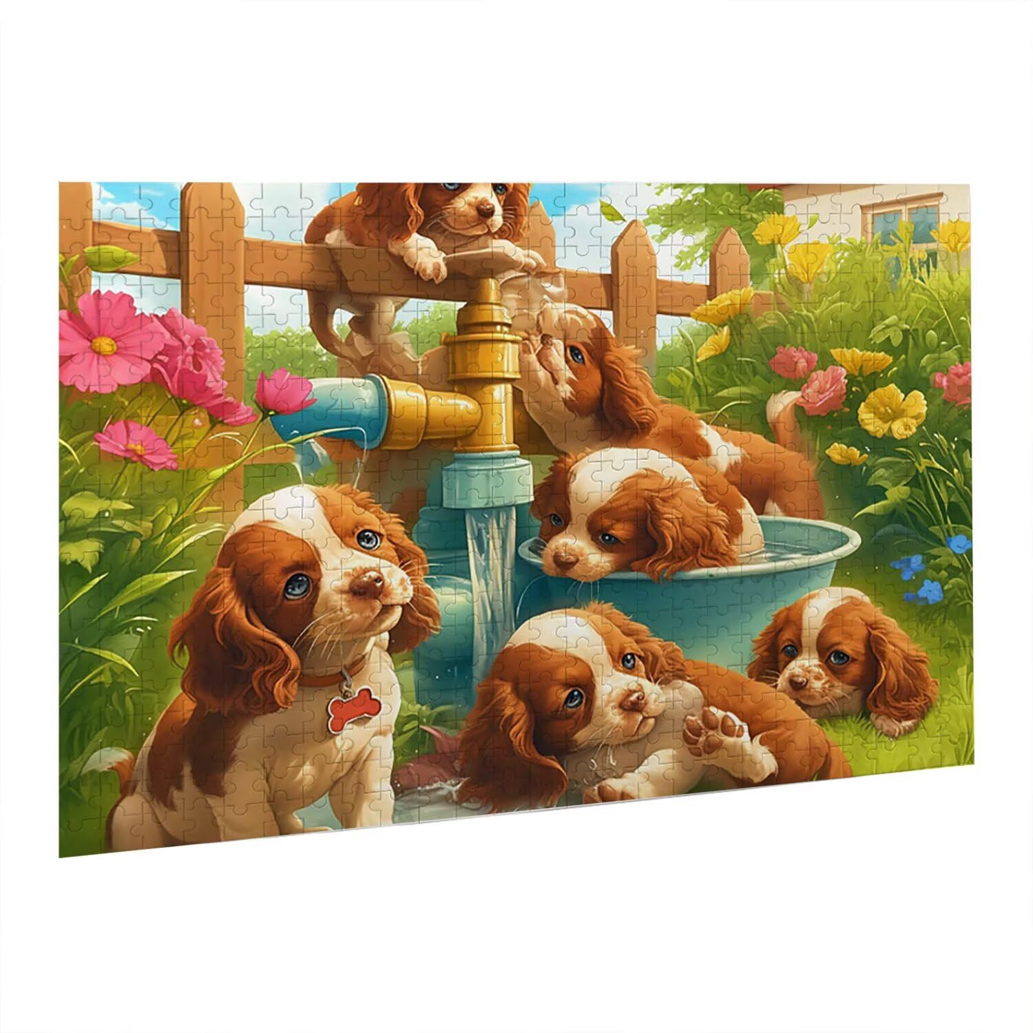 Jigsaw Puzzle, 5000 Pezzi Puzzle Classici, Animali Puzzle Rilassamento Intelligence, Mpossibile Difficile Puzzle Impegnativo per Adulti Puzzle Gioco Familiare, Regalo per Amore Amico Fiori fr0-913
