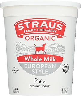 Straus Family Creamery, Plain Yogurt, 32 oz