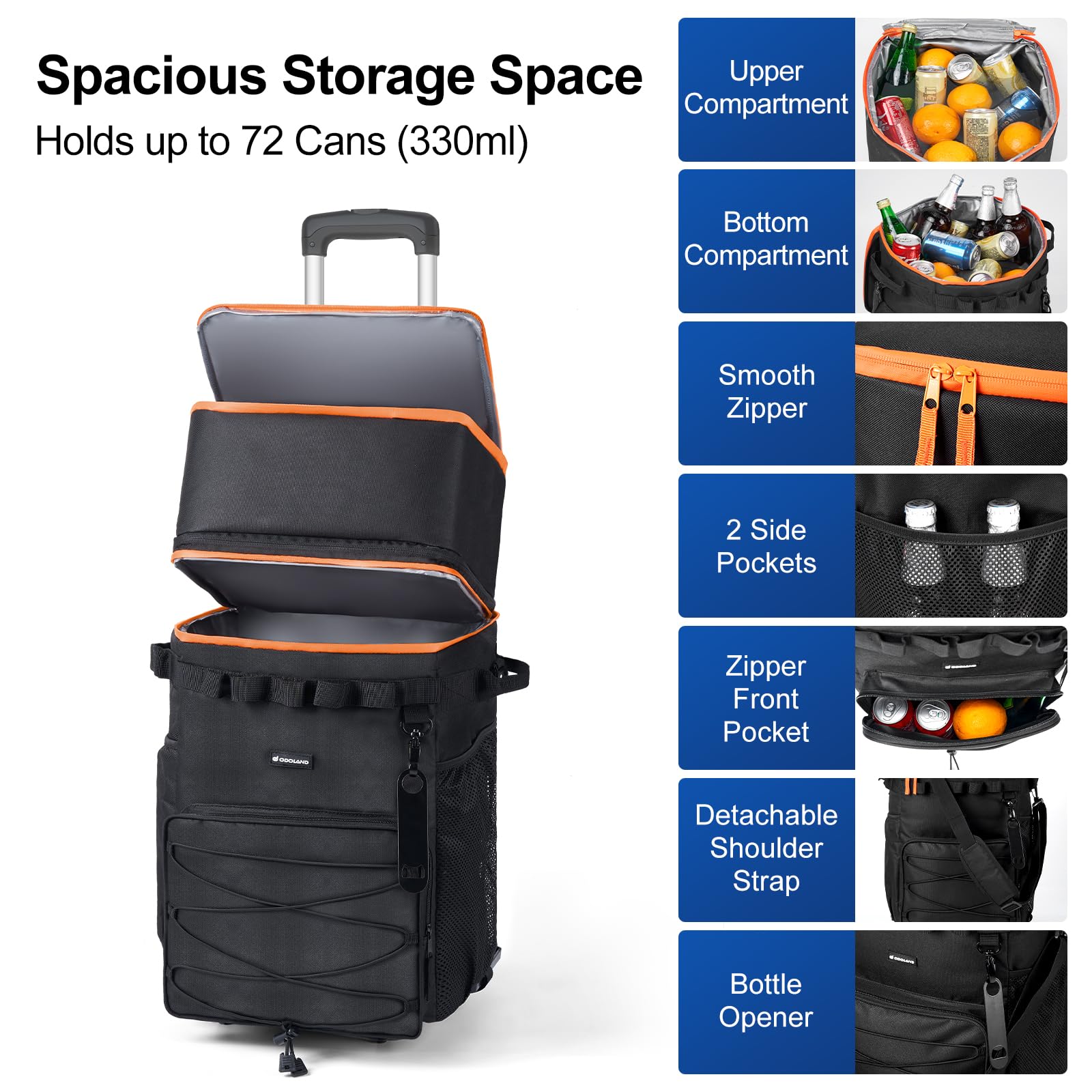 Bagажная сумка с инсуляцией OdolandLarge Foldable Thermal Bag - Dettaglio