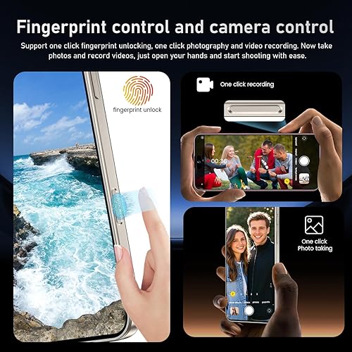 Miniatura 4 de SZV 17PROMA X 12+512GB Smartphone desbloqueado, pantalla HD de 6.99 pulgadas, batería Android 15, 7000 mAh, teléfono desbloqueado, identificación