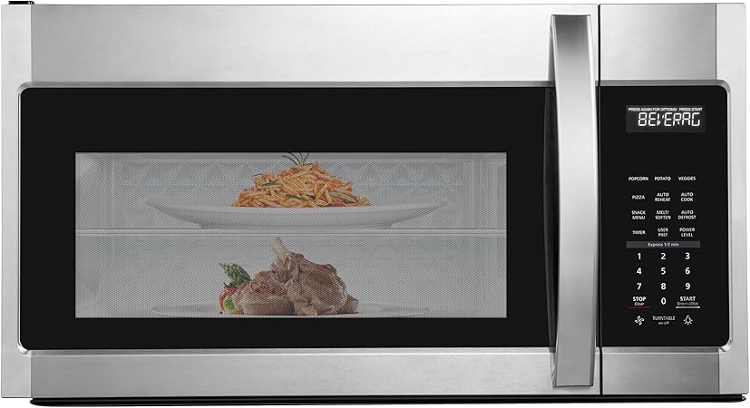 BLACK+DECKER EM044KB19 Over The Range Microwave Oven with One Touch,