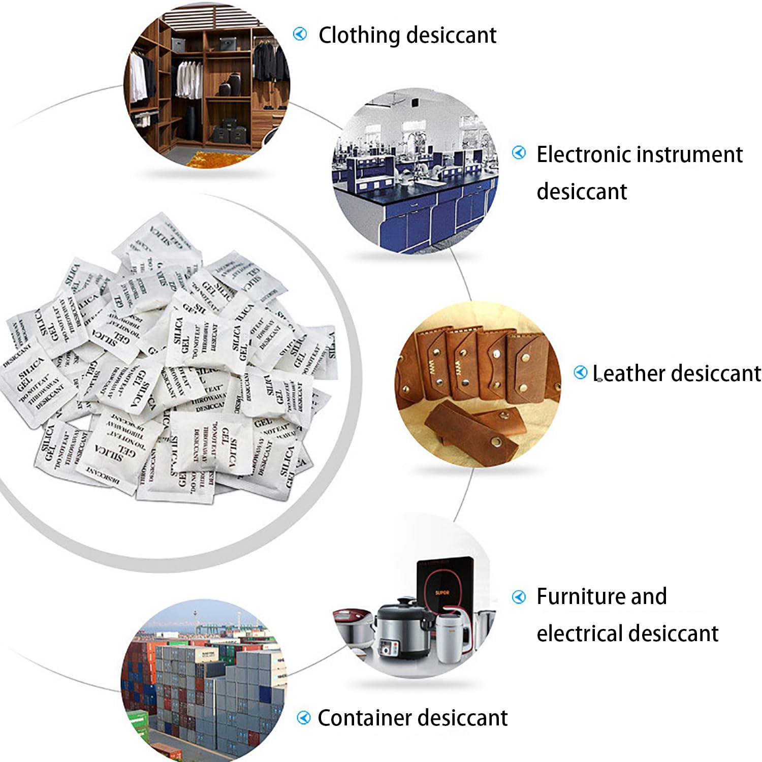 Silica Gel - 10 Bustine Disidratanti Da 60 Grai Cadauna Sali - Foto 6