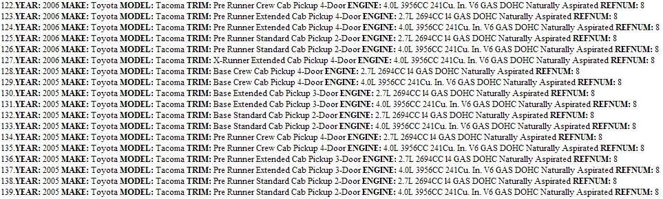 Toyota 69050-04020 Door Lock Actuator Motor
