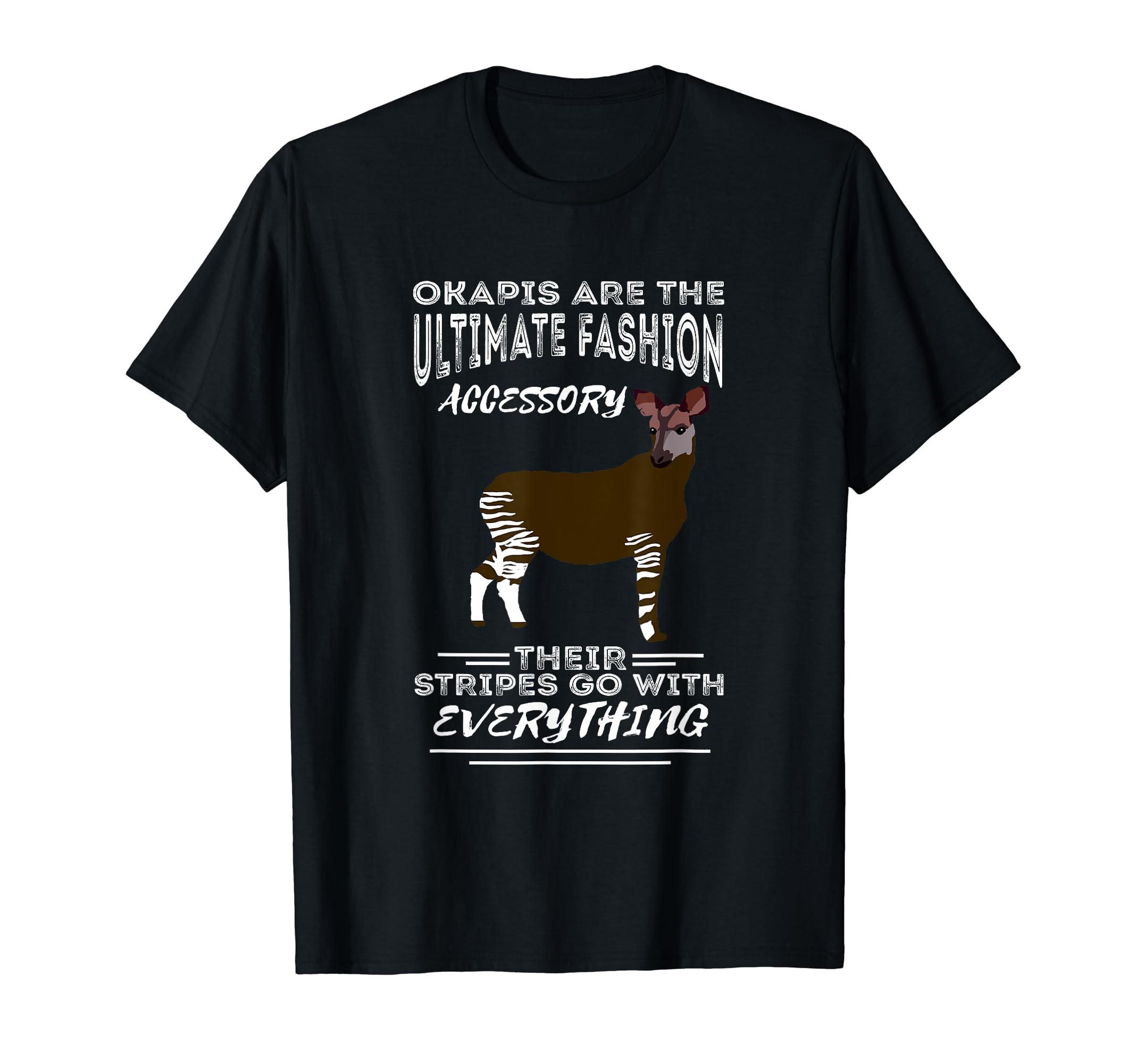 Okapi Ultimate Fashion Accessory Forest Giraffe Okapi Lover T-Shirt
