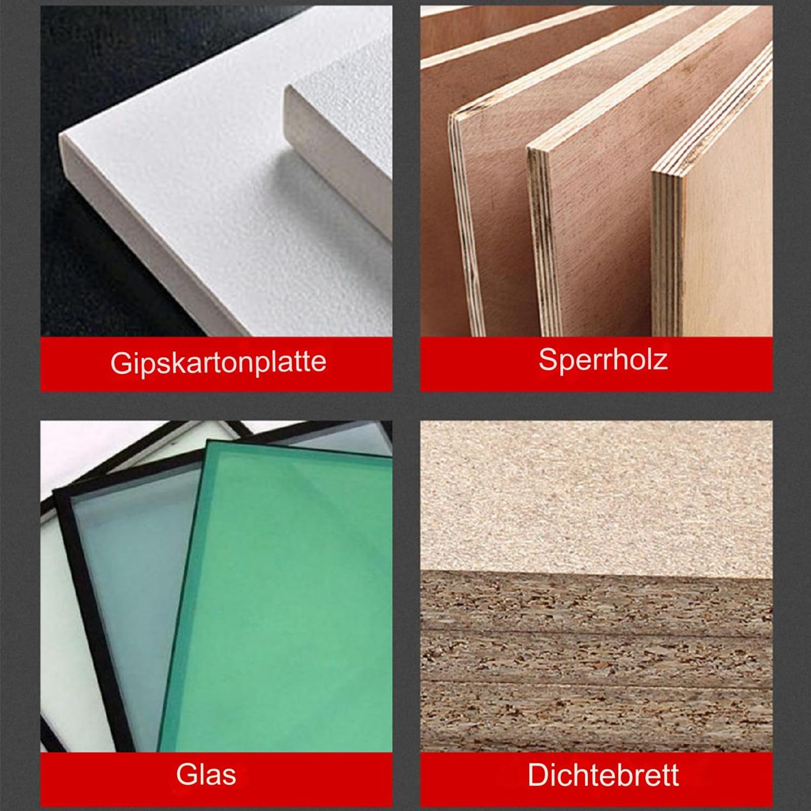 Supporto in compensato, sollevatore per cartongesso, 2 attrezzi per