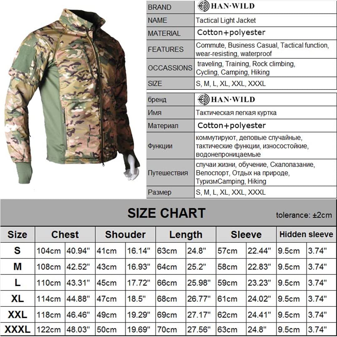 Taktyczna kurtka rowerowa softshell spodnie polowanie ubrania wojskowy mundur wiatroszczelny kombinezon kempingowy, Kurtka CP, XXL