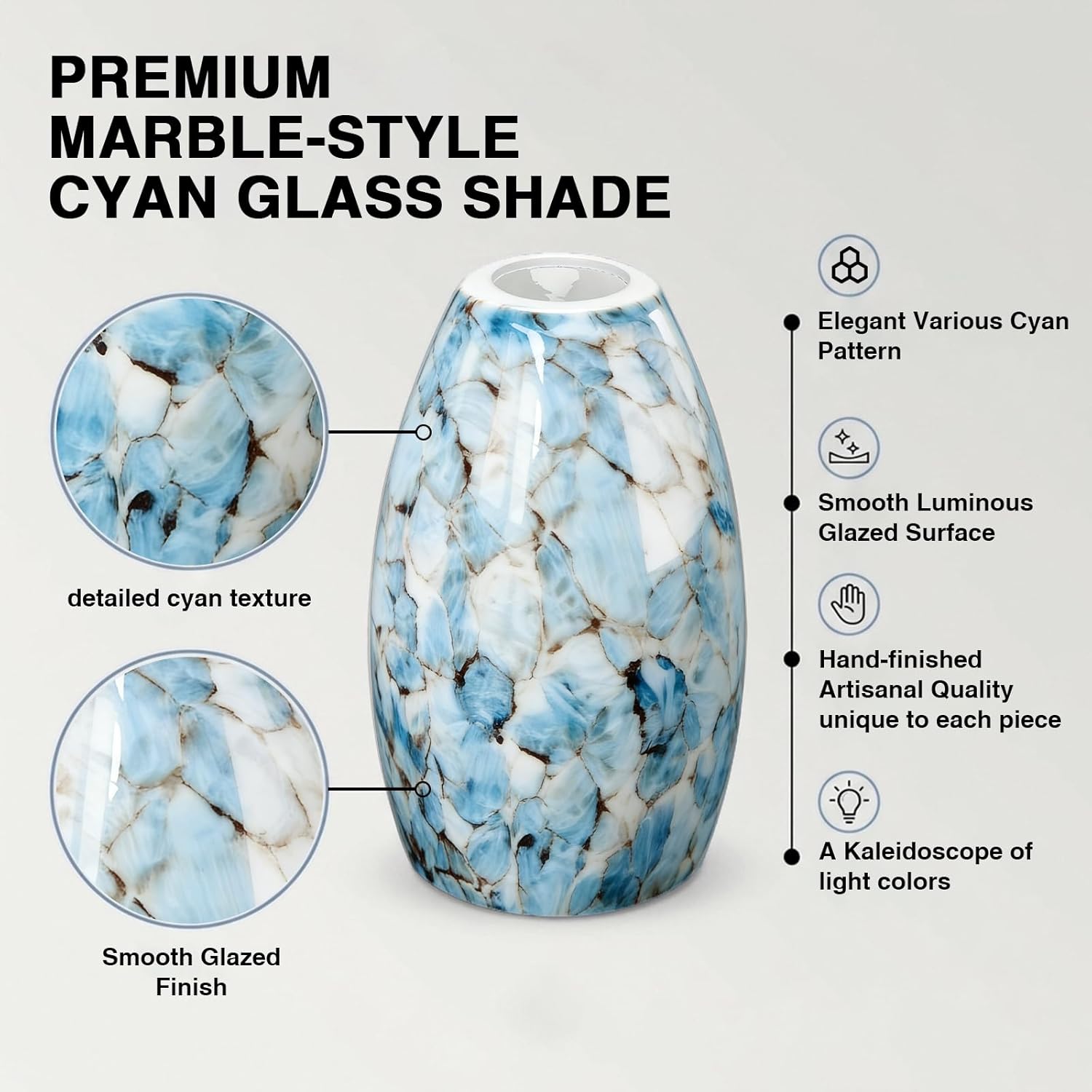 Wireless Battery Operated Wall Sconce Set Of 2，Rechargeable Wall Lights with Remote Control, Dimmable 3000K–6000K, Wireless Wall Sconces With Industrial Hand-Blown Art Glass for Bedroom Living Room