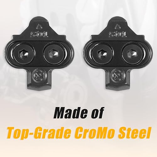 Miniatura 9 de CyclingDeal - Tacos de bicicleta compatibles con pedales Shimano MTB SPD SM-SH51 o SM-SH56, para ciclismo de interior y bicicleta de montaña,