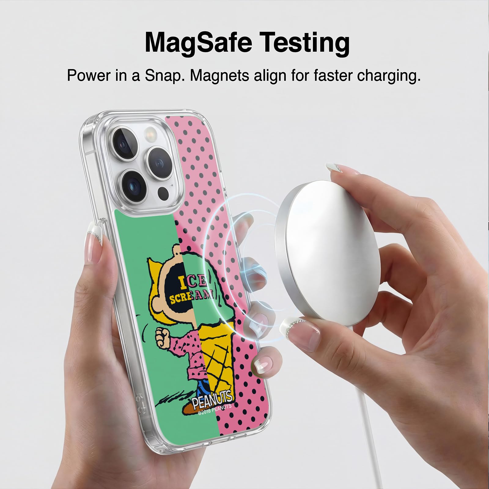 Head Case Designs Licenza Ufficiale Peanuts Sally Gelato metà E Risate Custodia in Gel [Protezione di Grado Militare] Compatibile con Apple iPhone 15 PRO Max E Compatibile con MagSafe