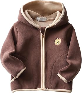 Ropa exterior para bebé de manga larga con cuello redondo de color sólido chaqueta cremallera capucha a prueba de viento abrigos de manga larga para niñas o traje de fiesta