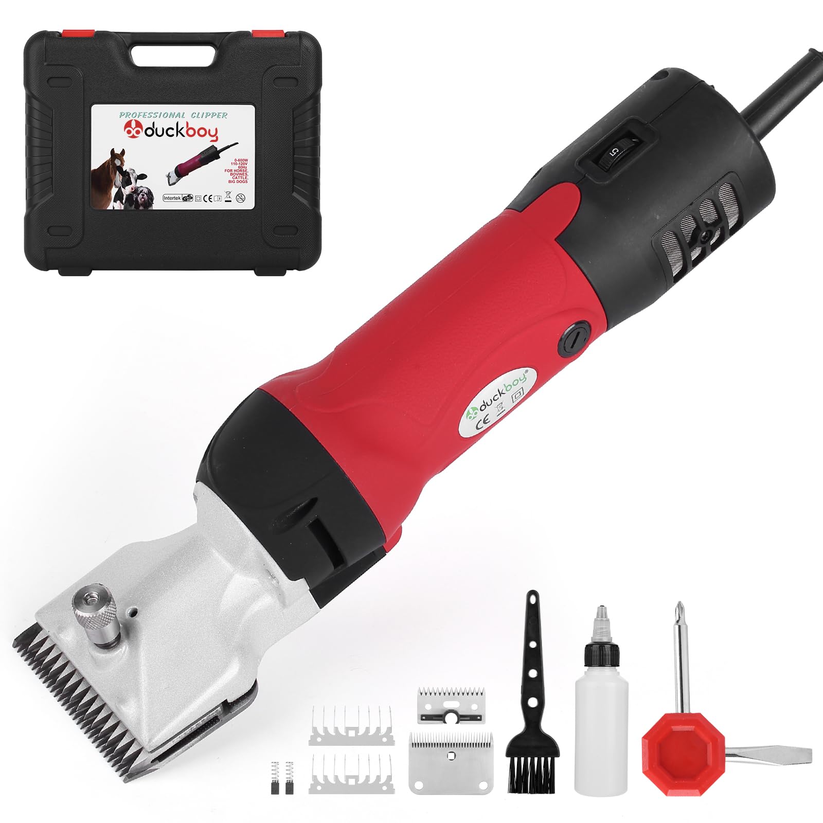 DUCKBOY 600W Horse Clipper