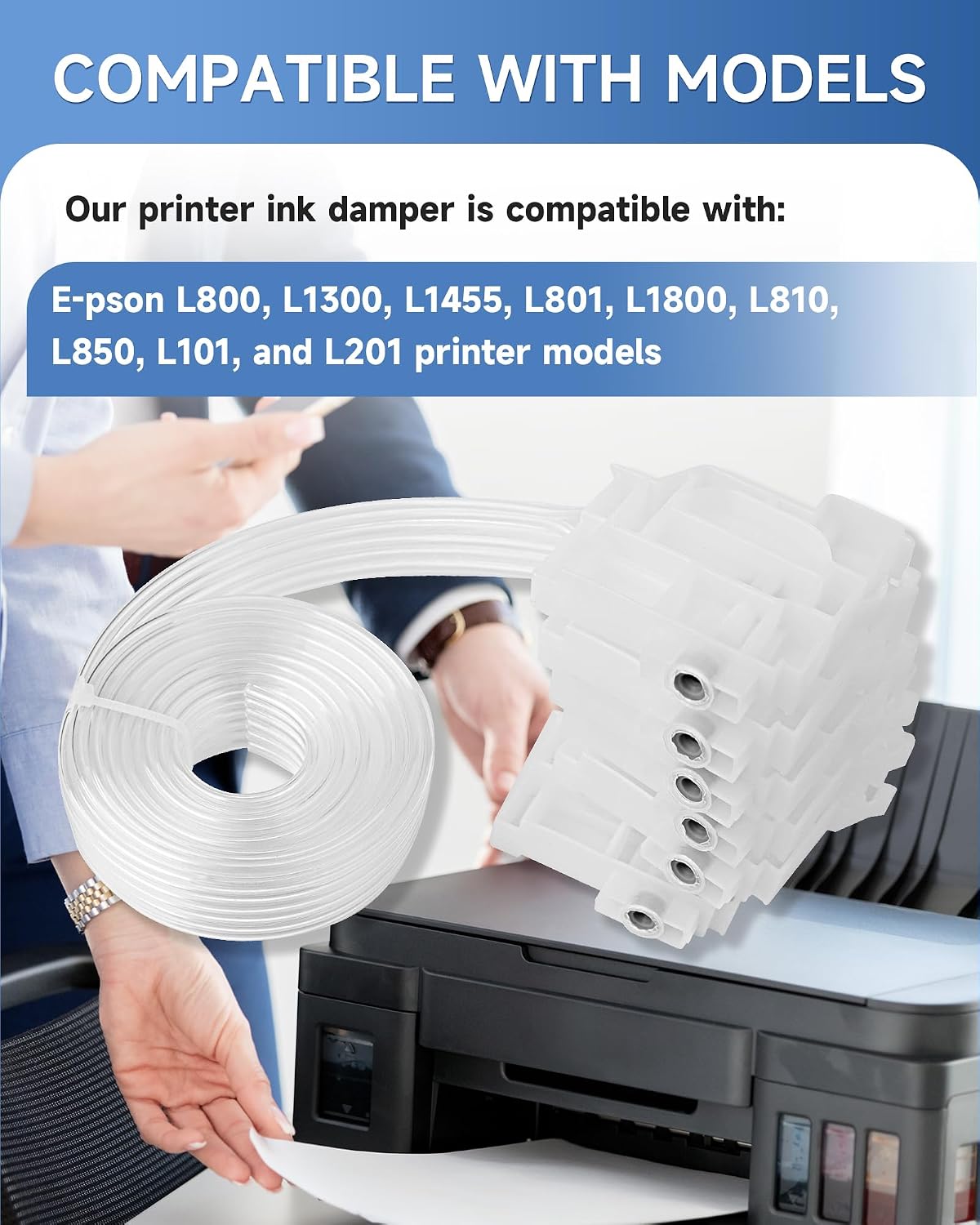 Printer Ink Damper with Tube Hose Tubiing
