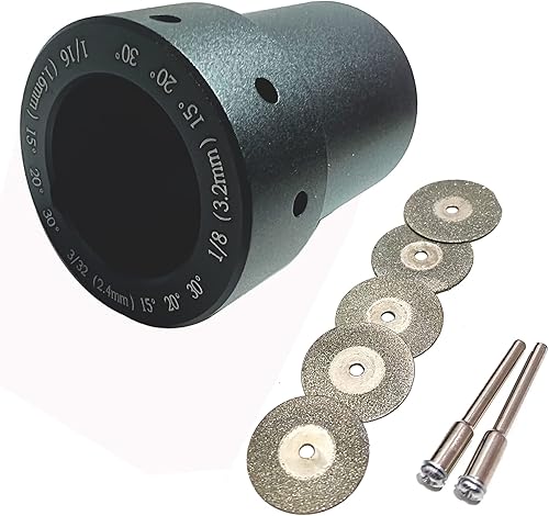 Miniatura 4 de Afilador de electrodo de tungsteno - Afilador universal de aluminio TIG soldadura tungsteno herramienta de cabeza, con ranura afilador de tungsteno