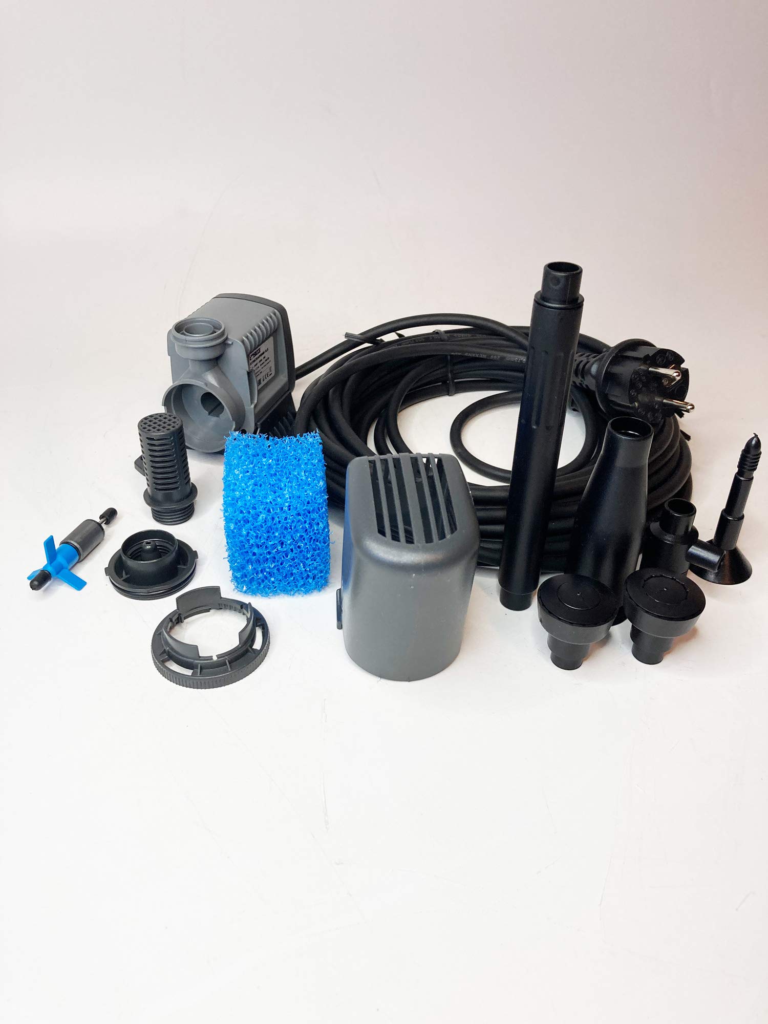 Sicce Syncrapond 0.5 Teichpumpe mit 10m Kabel, hochwertige Qualitätspumpe aus Italien, Pumpe für Ihren Gartenteich und Brunnen (700 l/h - 10m Kabel)