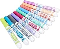 Vista 4 de Crayola Marcadores lavables ultra limpios, tropicales, regalo para niños, 10