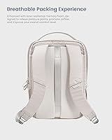 Vista 4 de tomtoc Mochila para laptop de 20 litros Techpack diseñada para viajes profesionales de negocios, mochila City EDC para laptop de 15.6 pulgadas