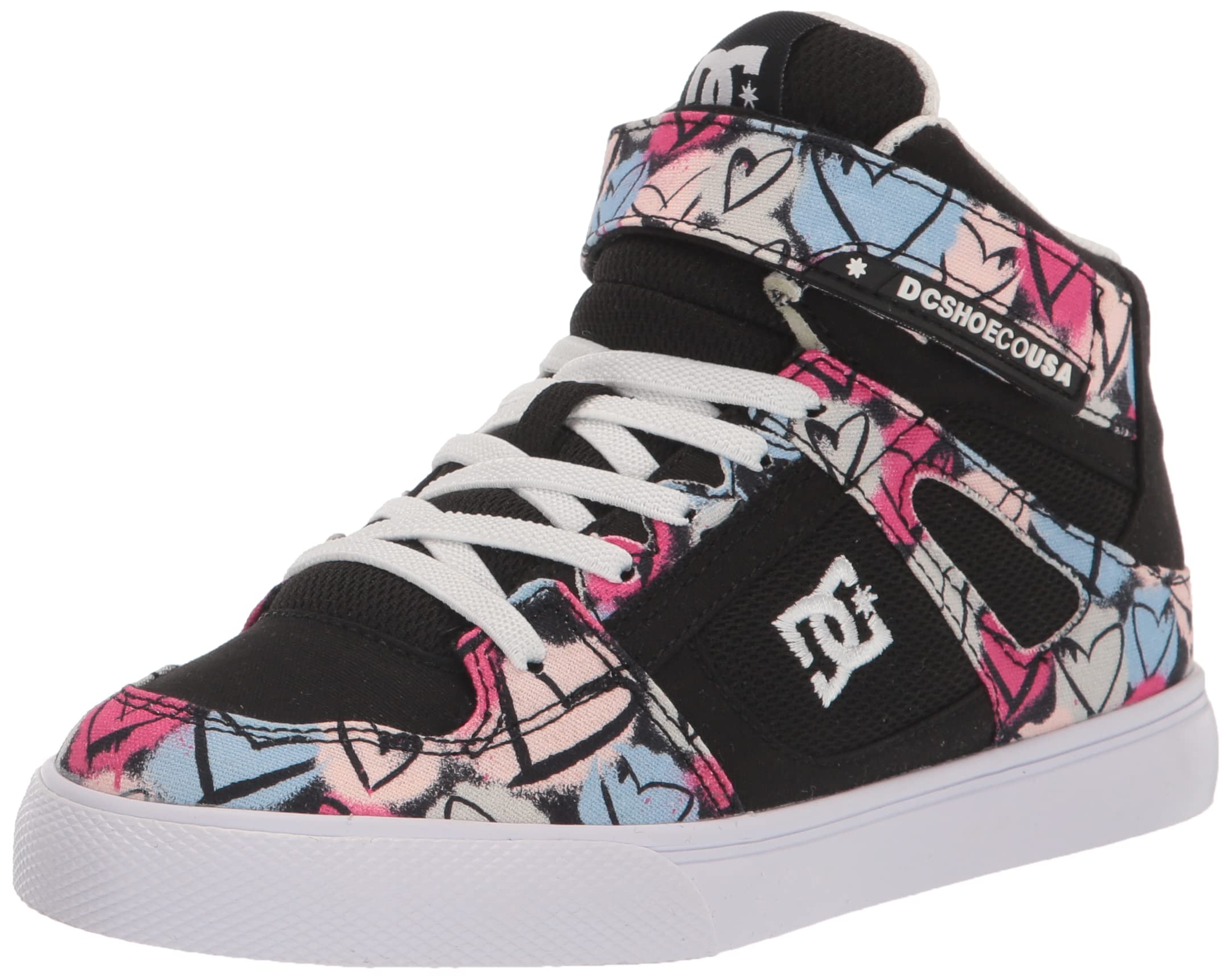DC Unisex-Child Pure High Top Ev Skate Shoe