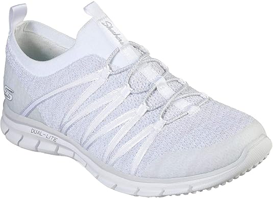 Skechers Glider Tuneful Damen Slipper Sneaker, Weiá (Weiß/Grau), 40 EU :  Amazon.de: Schuhe \u0026 Handtaschen