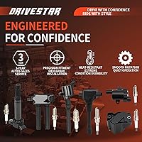 Vista 5 de DRIVESTAR Juego de 8 bobinas de encendido de iridio bujía 2003-2007 para Lexus GS430 4.3L 2003-2009 para Toyota 4Runner 2000-2009 Tundra Land