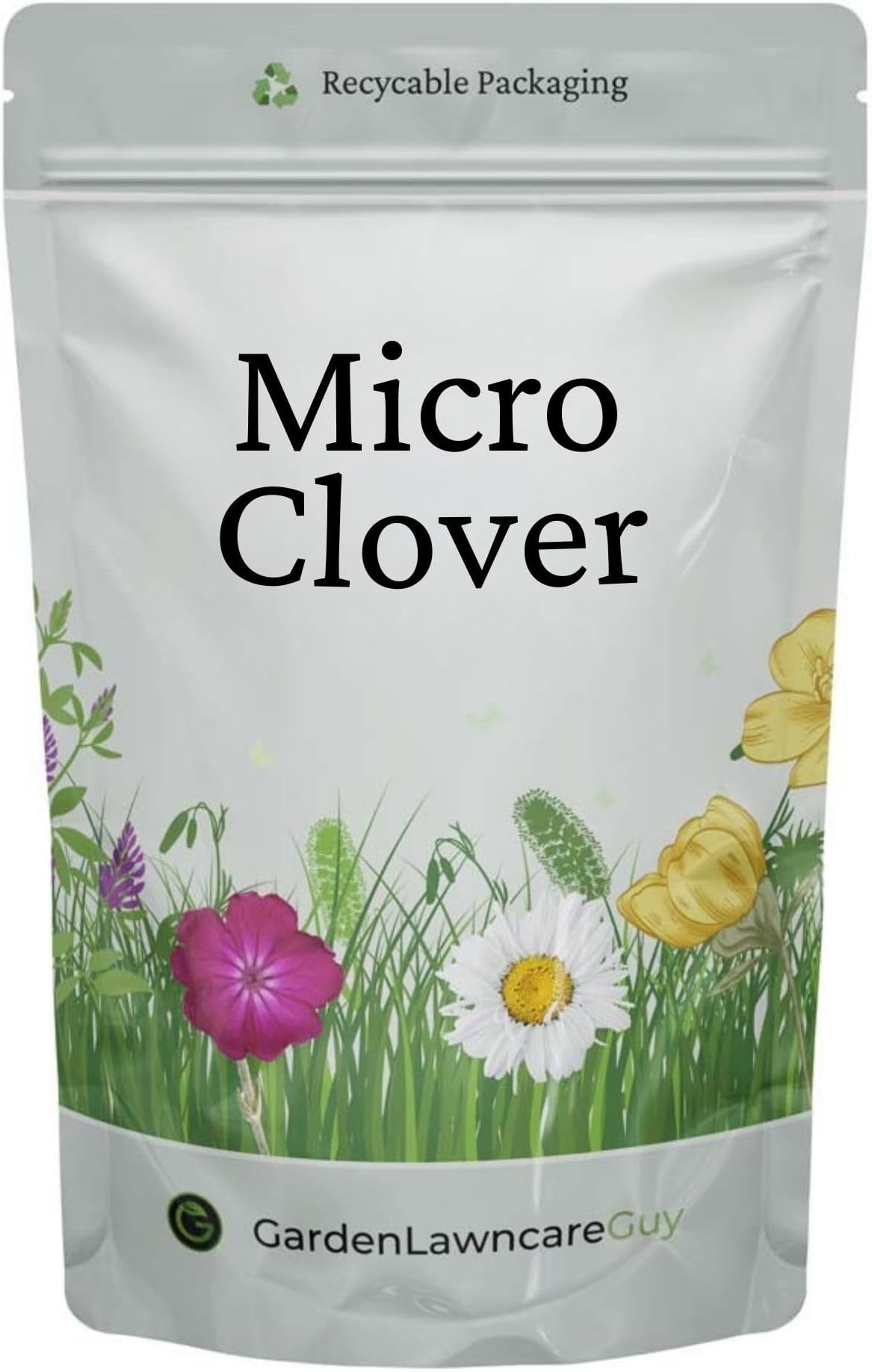 Micro Clover Seed UK - Small Leaf White Clover Seed for Sowing, Soil Improver and Ground Cover Crop (Trifolium Repens Pipolina)