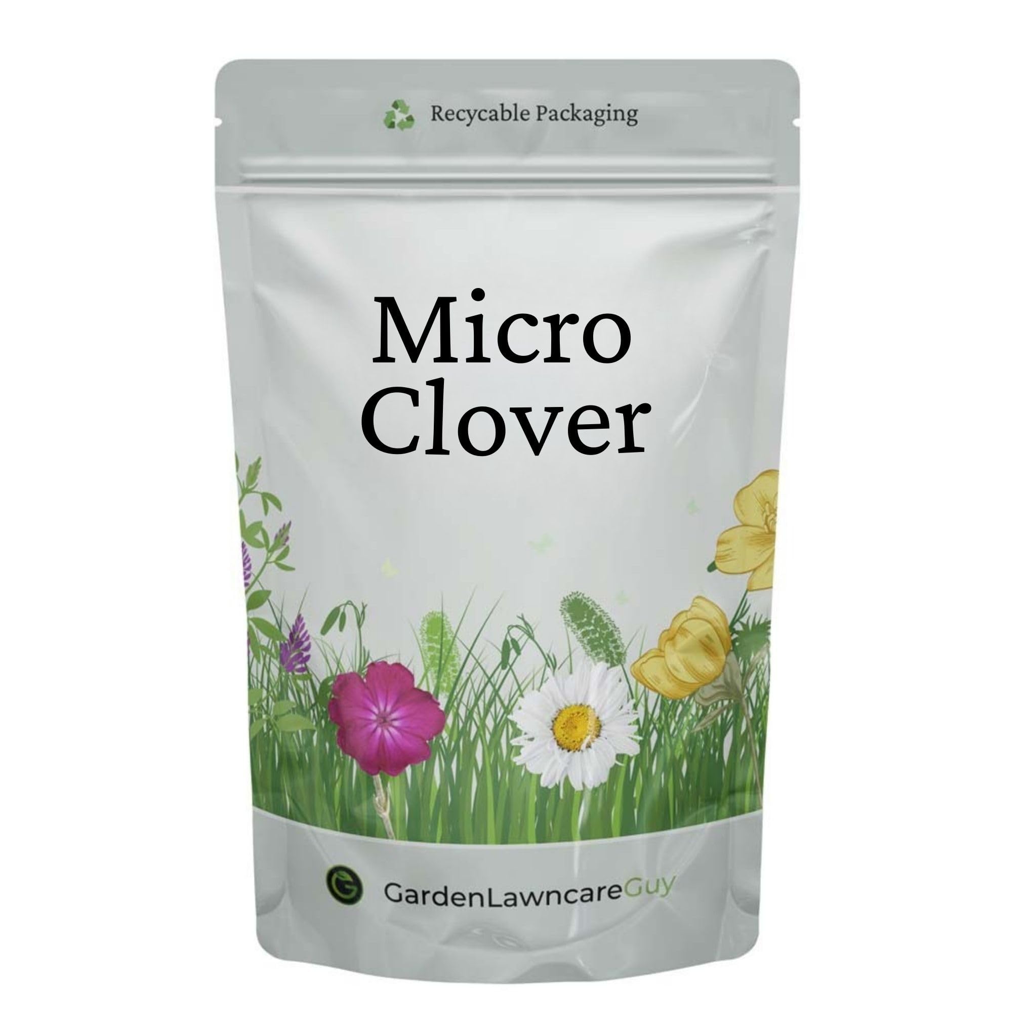 Micro Clover Seed UK - Small Leaf White Clover Seed for Sowing, Soil Improver and Ground Cover Crop (Trifolium Repens Pipolina)