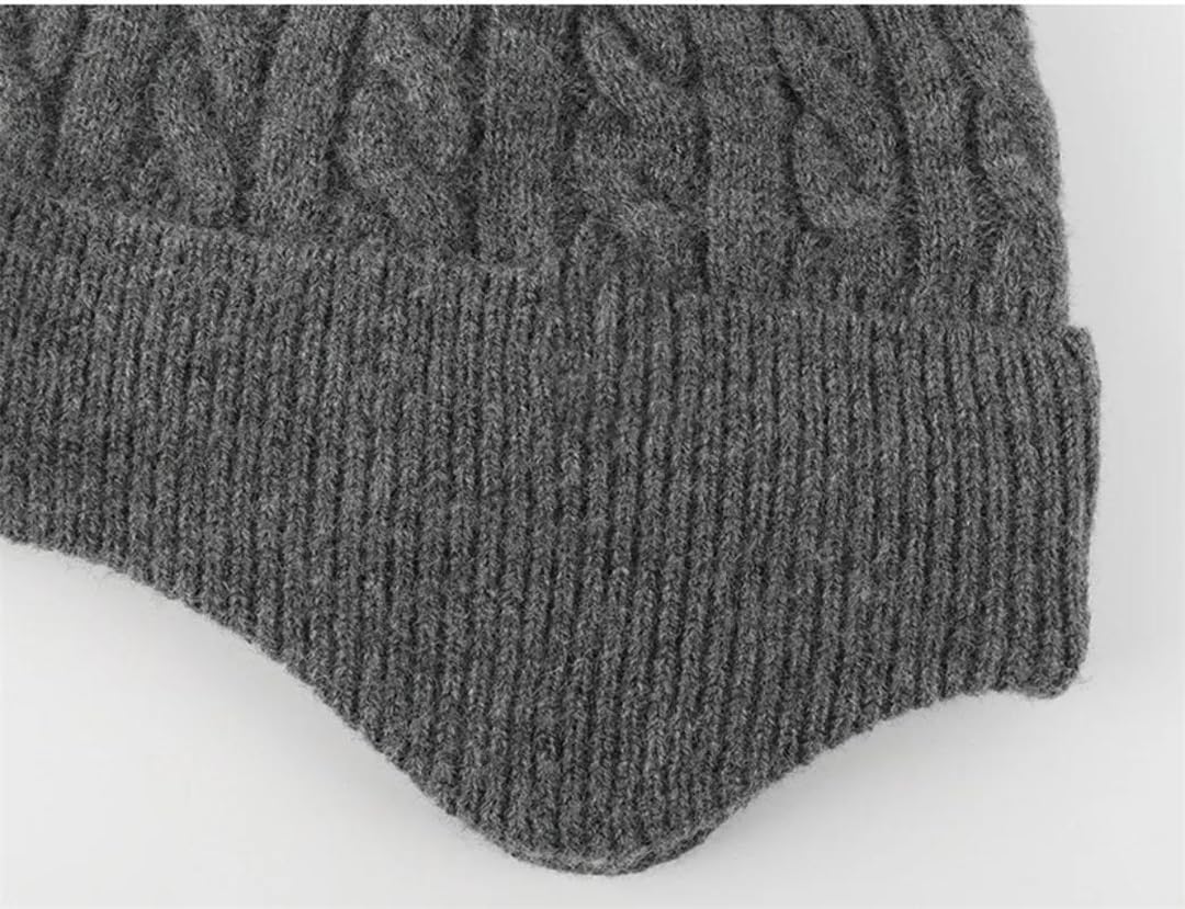 Damski komplet czapek z polaru, rękawiczki, gruby szalik, dzianinowa czapka, jednolity, unisex, ciepła, zimowa (5 sztuk w jednym rozmiarze)