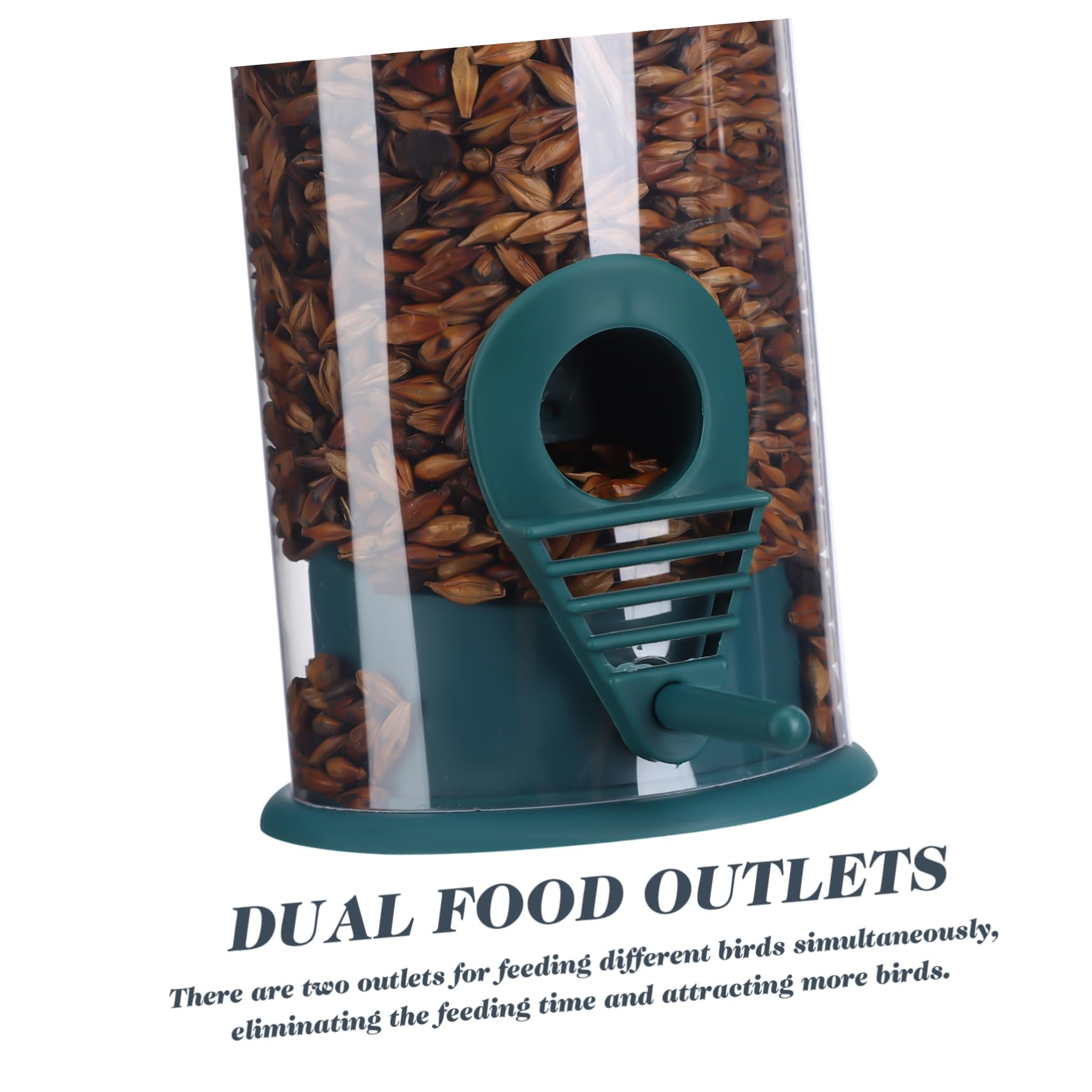 BESPORTBLE 5pezzi Mangiatoia Per Uccelli Da Appendere Alimentatore Automatico Per Colibrì Design Trasparente Facile Da Riempire Base Stabile Decorazione Per Giardino
