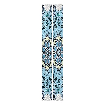 Mandala Geometric 2 Pcs Refrigerator Door Handle Covers Dishwashers Grill Microwave Cabinet Door Cloth Protect Kitchen Appliance Clean