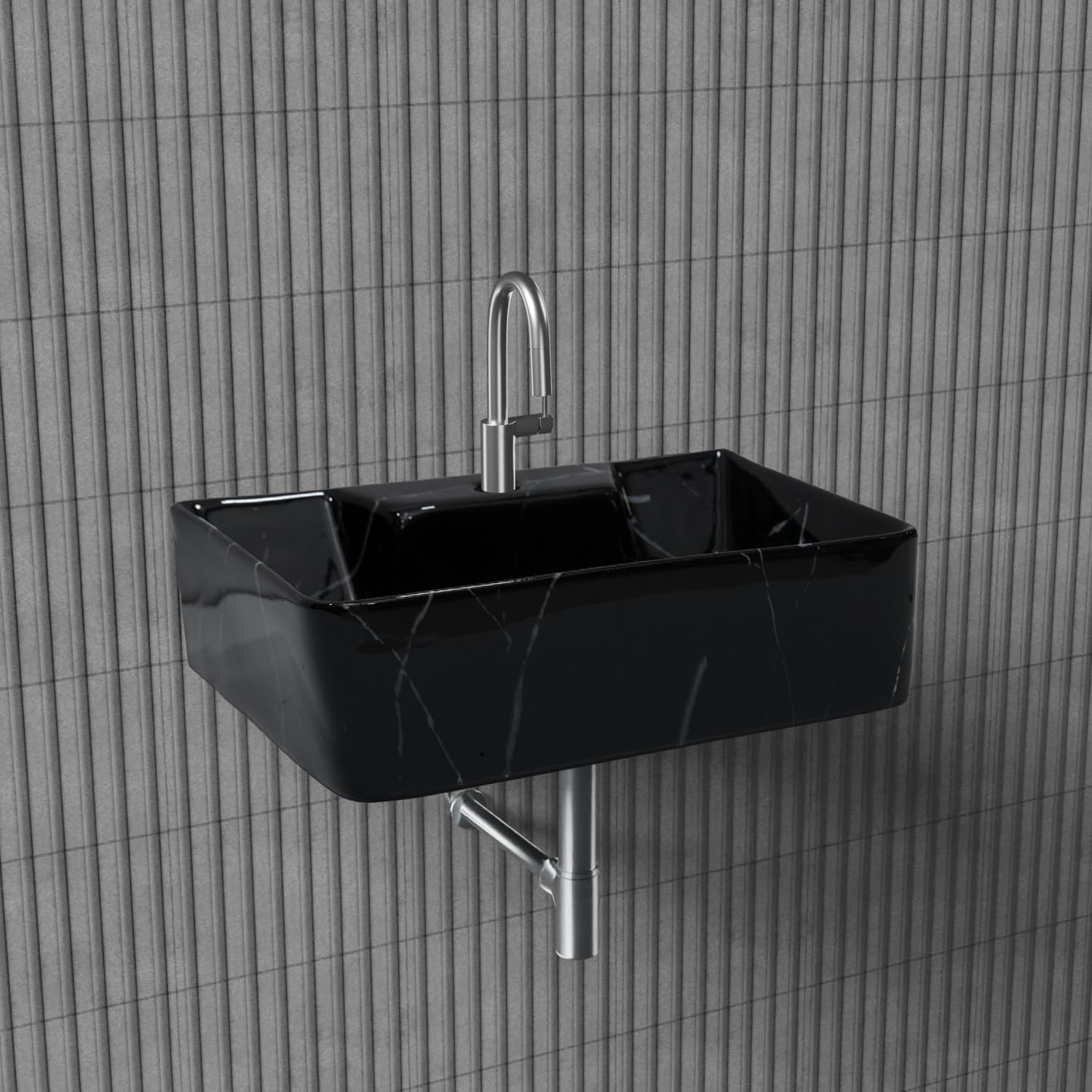 NEXIS Wash Basin - Modern Ceramic Sink -16