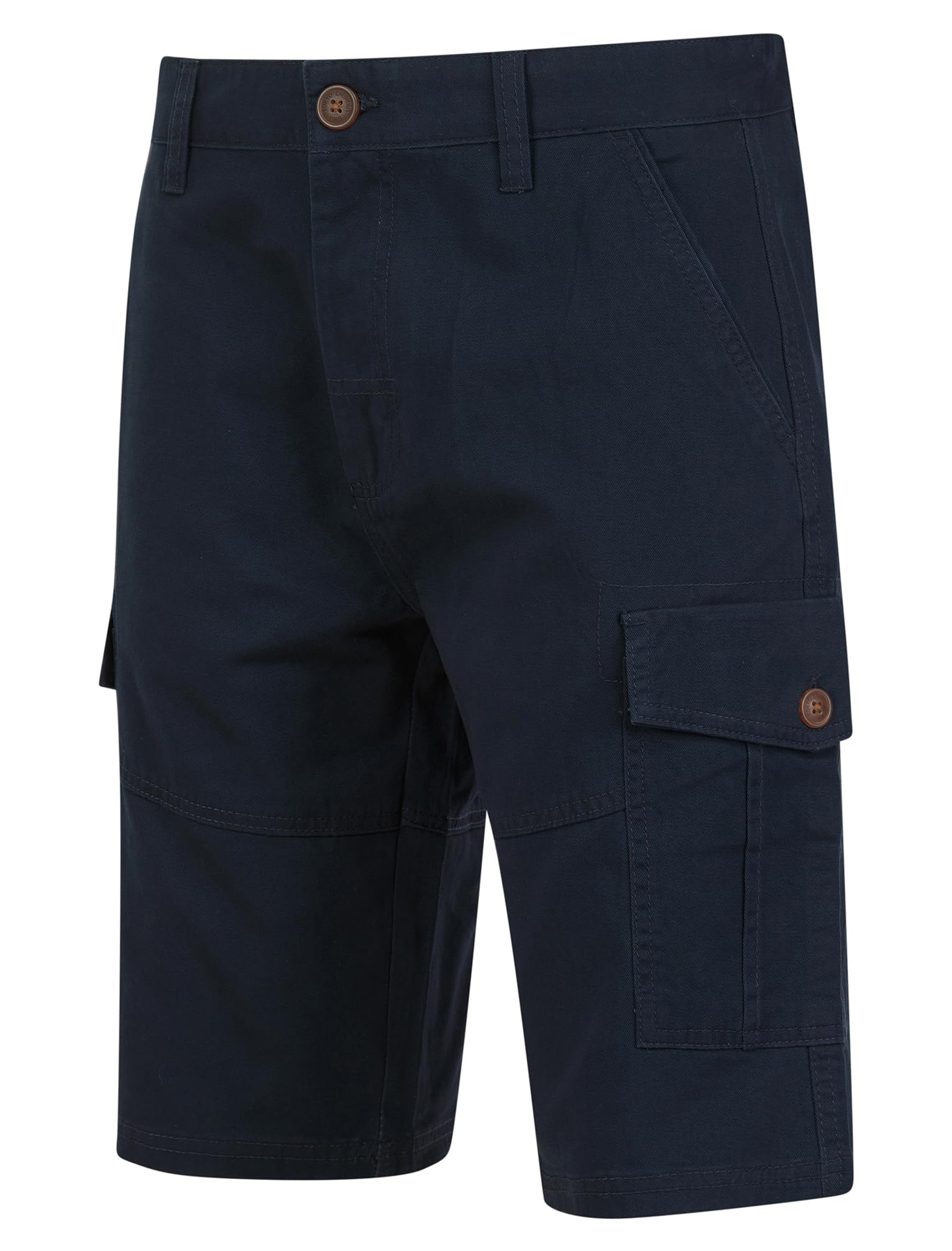 Tokyo Laundry Men's Sky Captain Navy Marini Cotton Twill Multi-Pocket Cargo Shorts